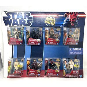 HTF Hasbro 2012 Star Wars Movie Heroes Bonus Value Action Figure Set New Sealed‎